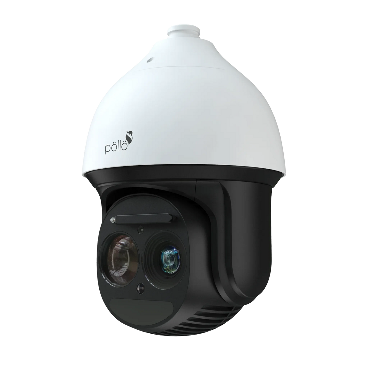 Pollo PLC-9445-AI-IR80/PM PLC-9845-AI-IR80/PM PLC-9445-AI-IR80/PM 8MP 45x AI PTZ camera — front right view