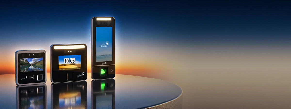 Pollo PLB-2000 BioSlim - Fingerprint Biometric Device — the Pollo biometric terminal range shown together