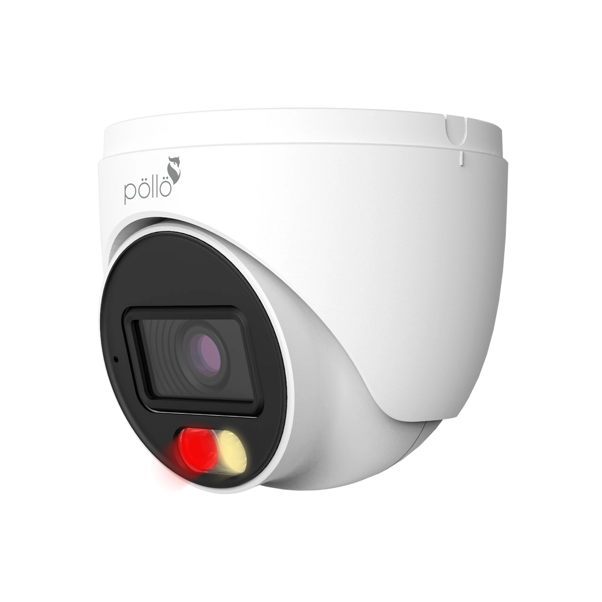 Pollo PLC-335P-AU-DL3/PM 5 Megapixel Dual-Light FHD Dome Camera, angled from the right