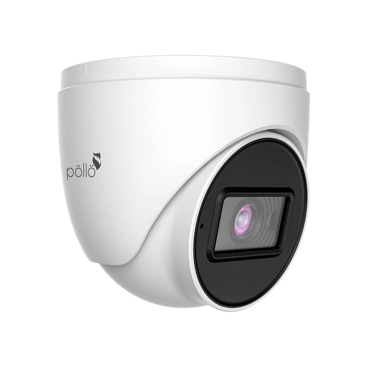 Pollo PLC-335P-IR2/PM 5 Megapixel IR FHD Dome Camera, shown at an angle