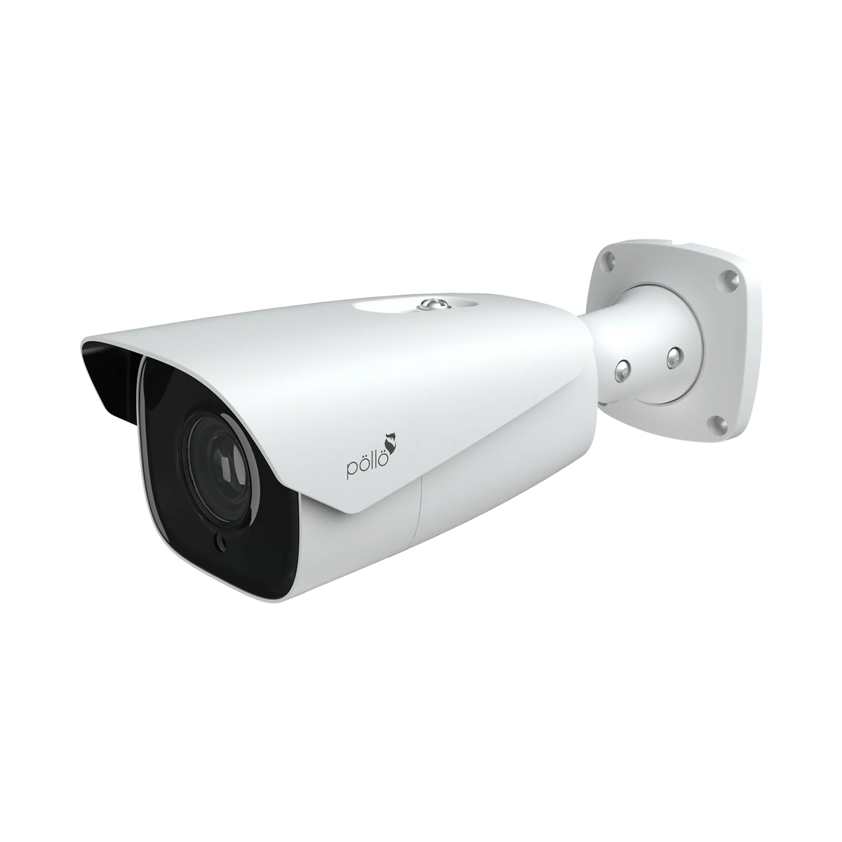Pollo PLC-428M-AI-MZ-IR8/PM 8 Megapixel AI Network Bullet Motorized Camera, angled from the right