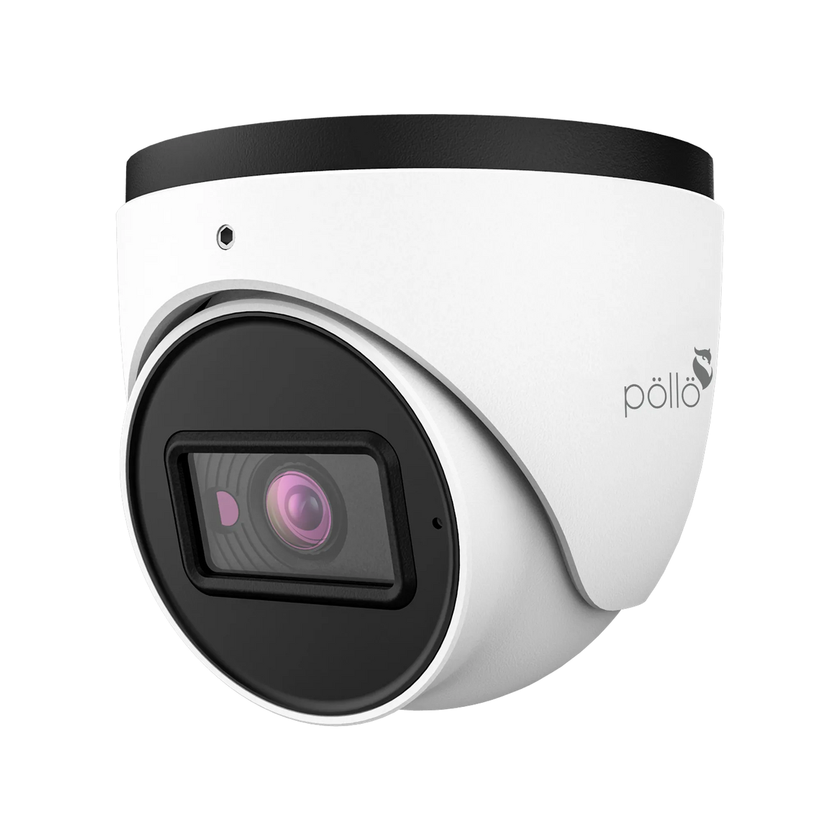 Pollo PLC-435M-MZ-IR5/PM 5 Megapixel Network Dome Motorized Camera, shown at an angle