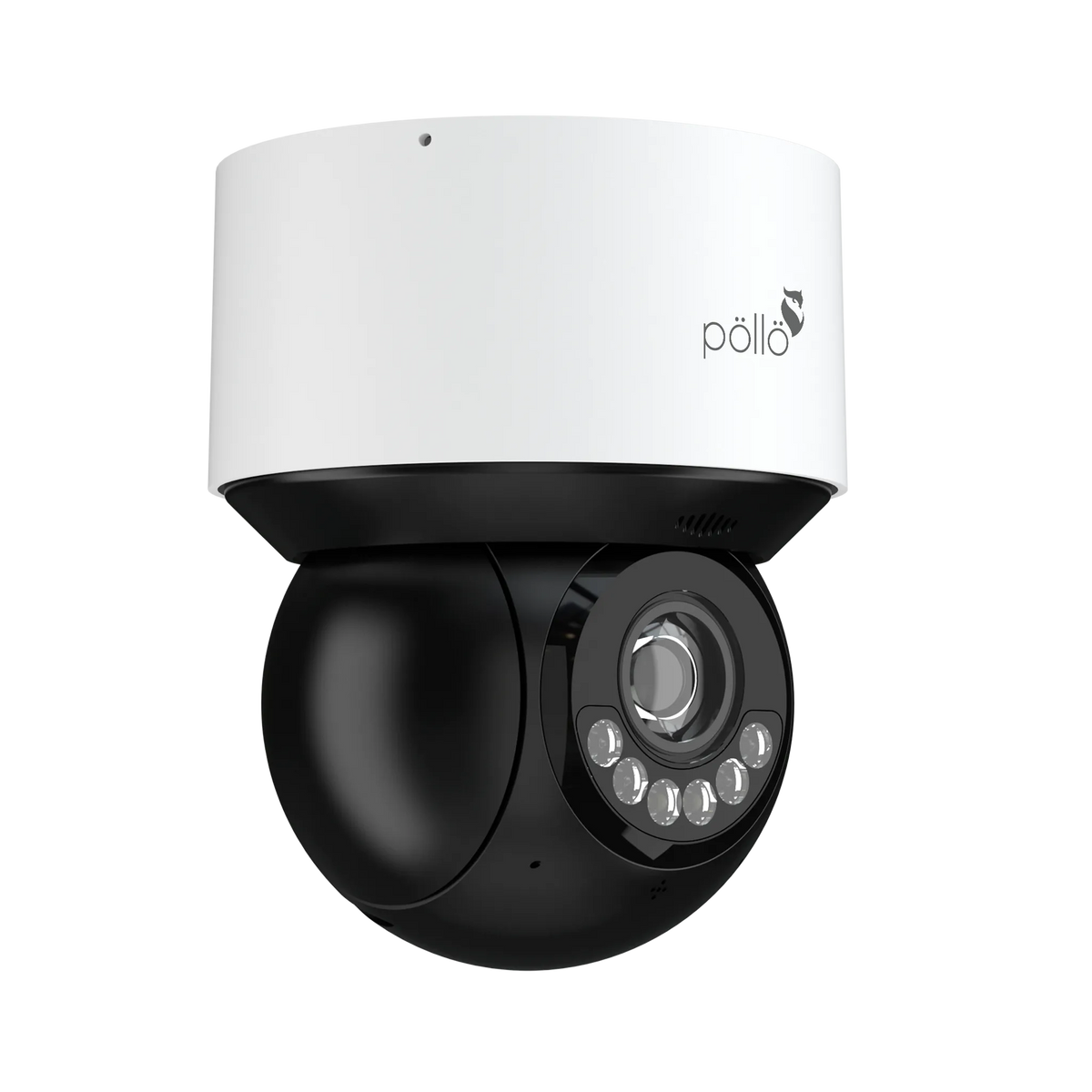 Pollo PLC-944-AD-DL5PM 4 Megapixel 4x Mini PTZ Camera, angled from the left