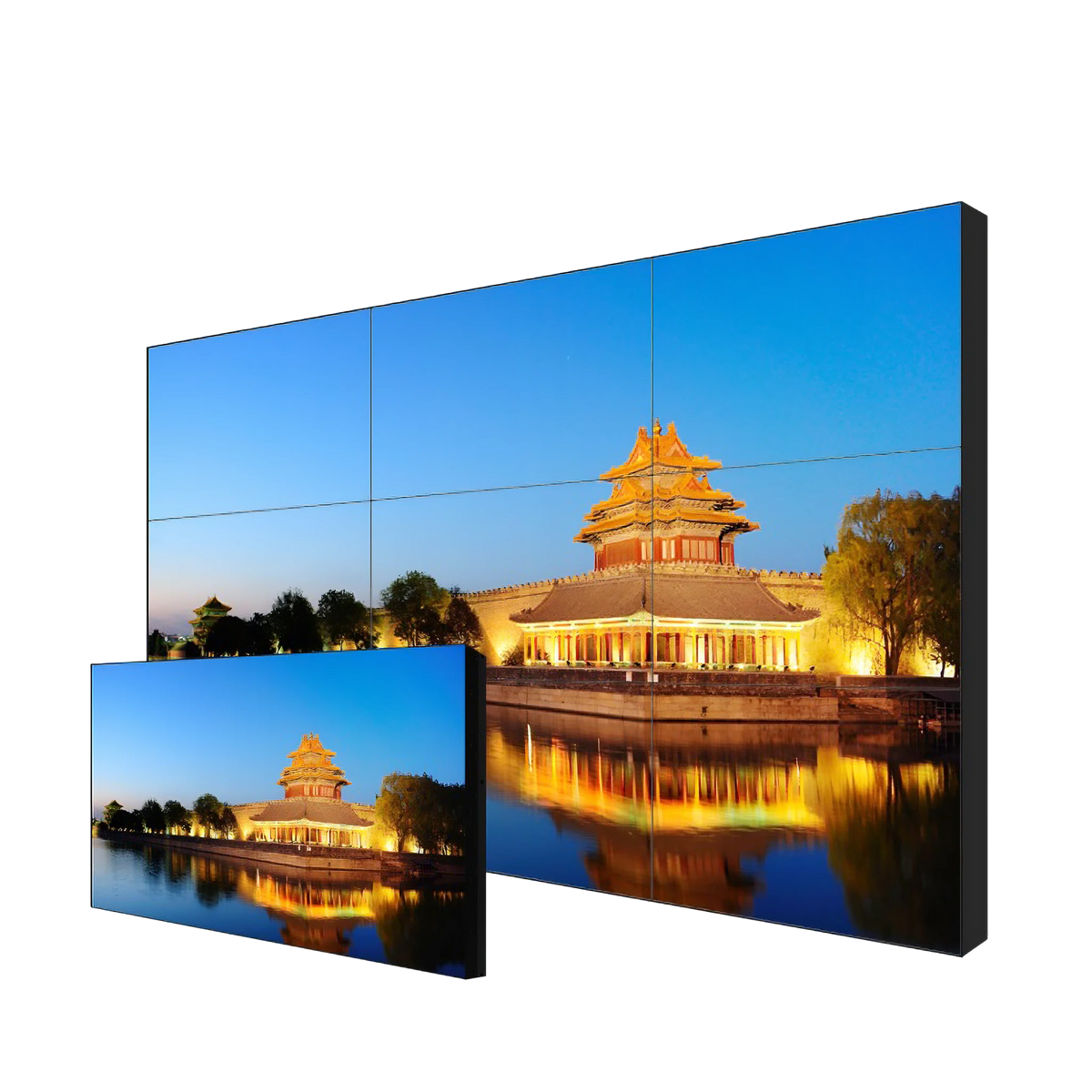 Pollo PLD-55PJ035P-LED-B 55-inch FHD LED-DID Splicing Video Wall 3.5mm Bezel, panel detail