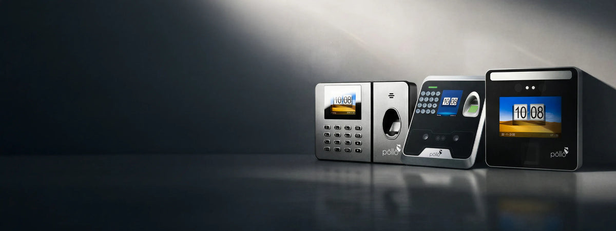 Pollo PLF-10K-VLP Face Smart - Visible Light Indoor Facial & Palm Recognition — the Pollo biometric access control range shown together
