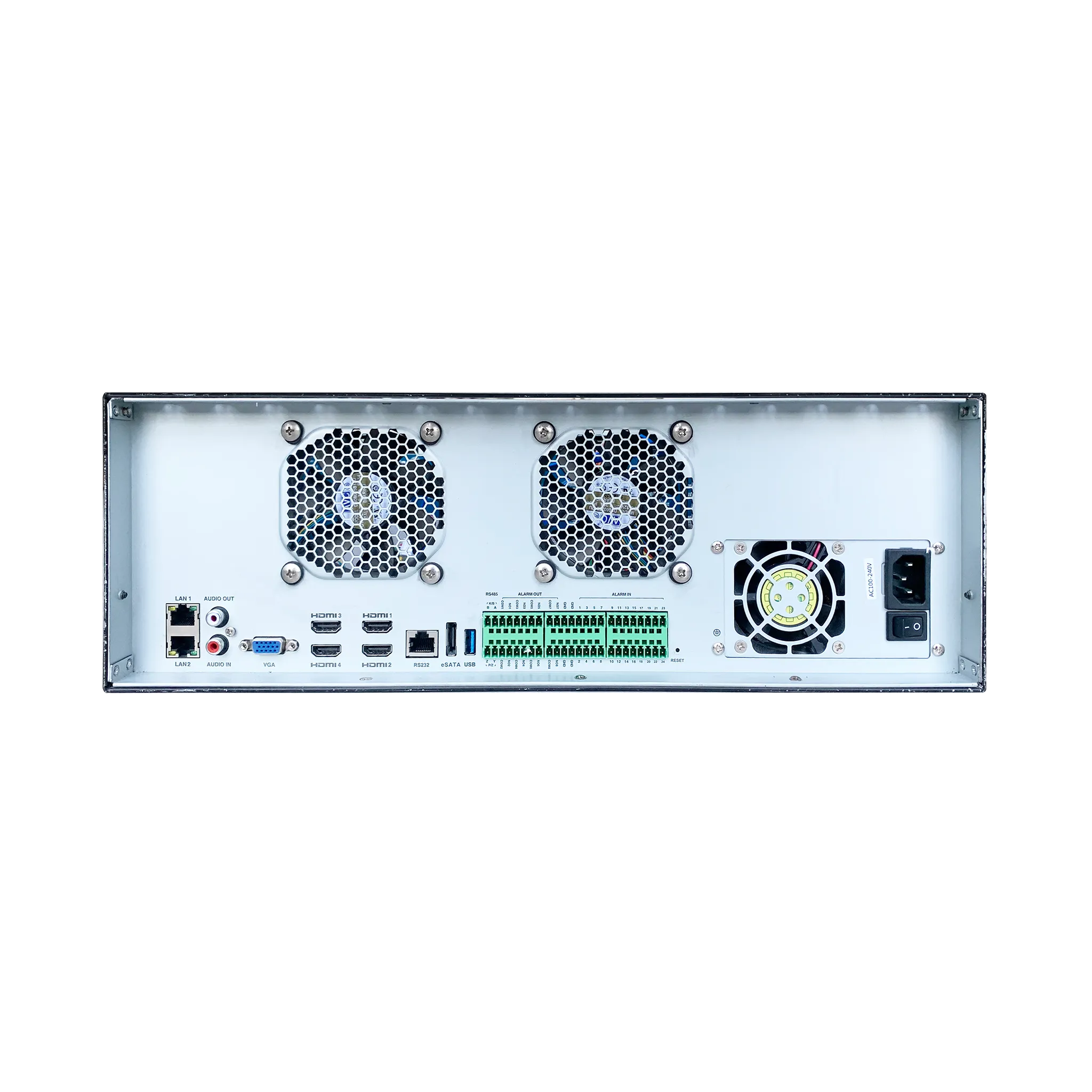 16 Megapixel 64 Channel 8K NVR with 16 HDD Slots