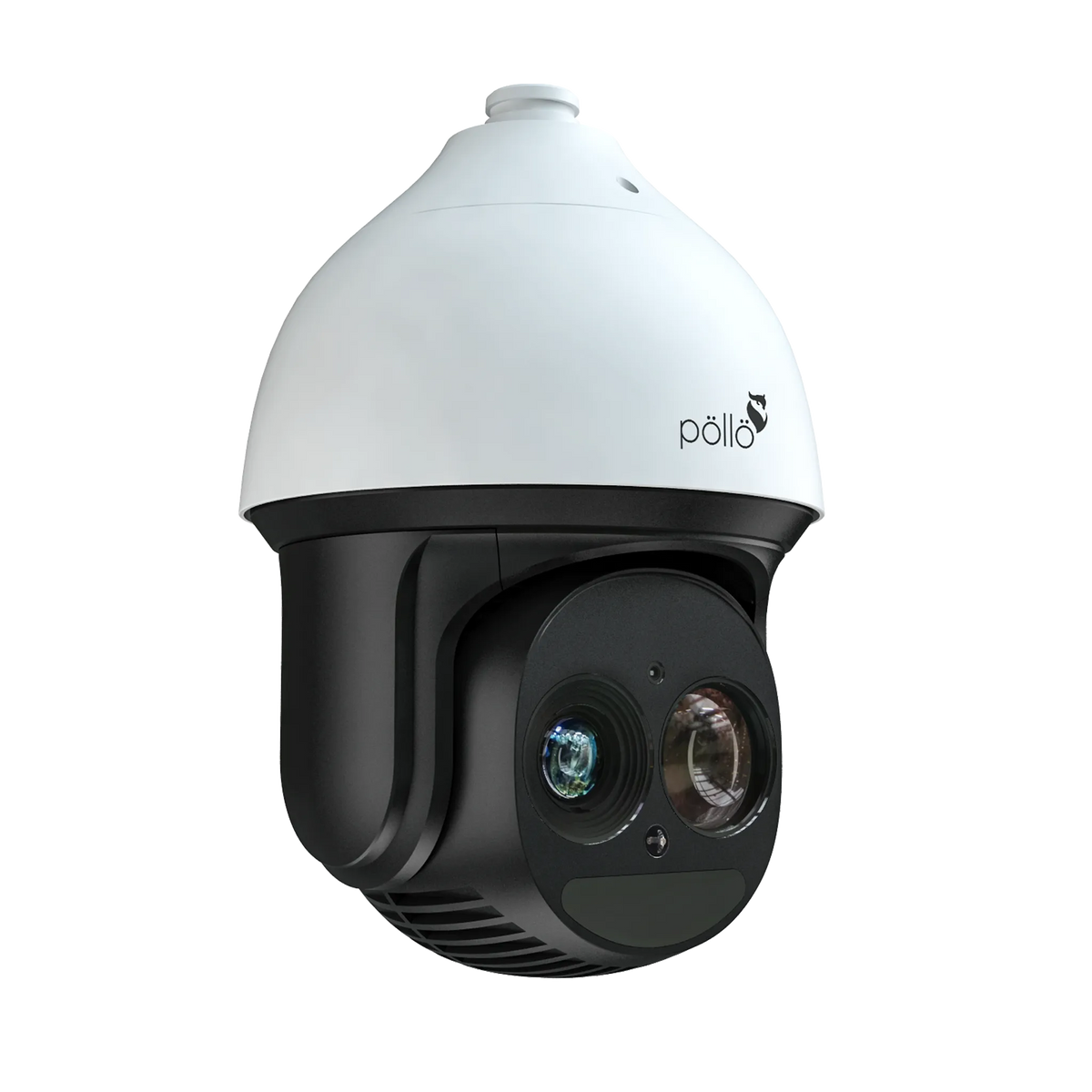 Pollo PLC-9445-AI-IR80/PM PLC-9845-AI-IR80/PM PLC-9445-AI-IR80/PM 8MP 45x AI PTZ camera — front left view