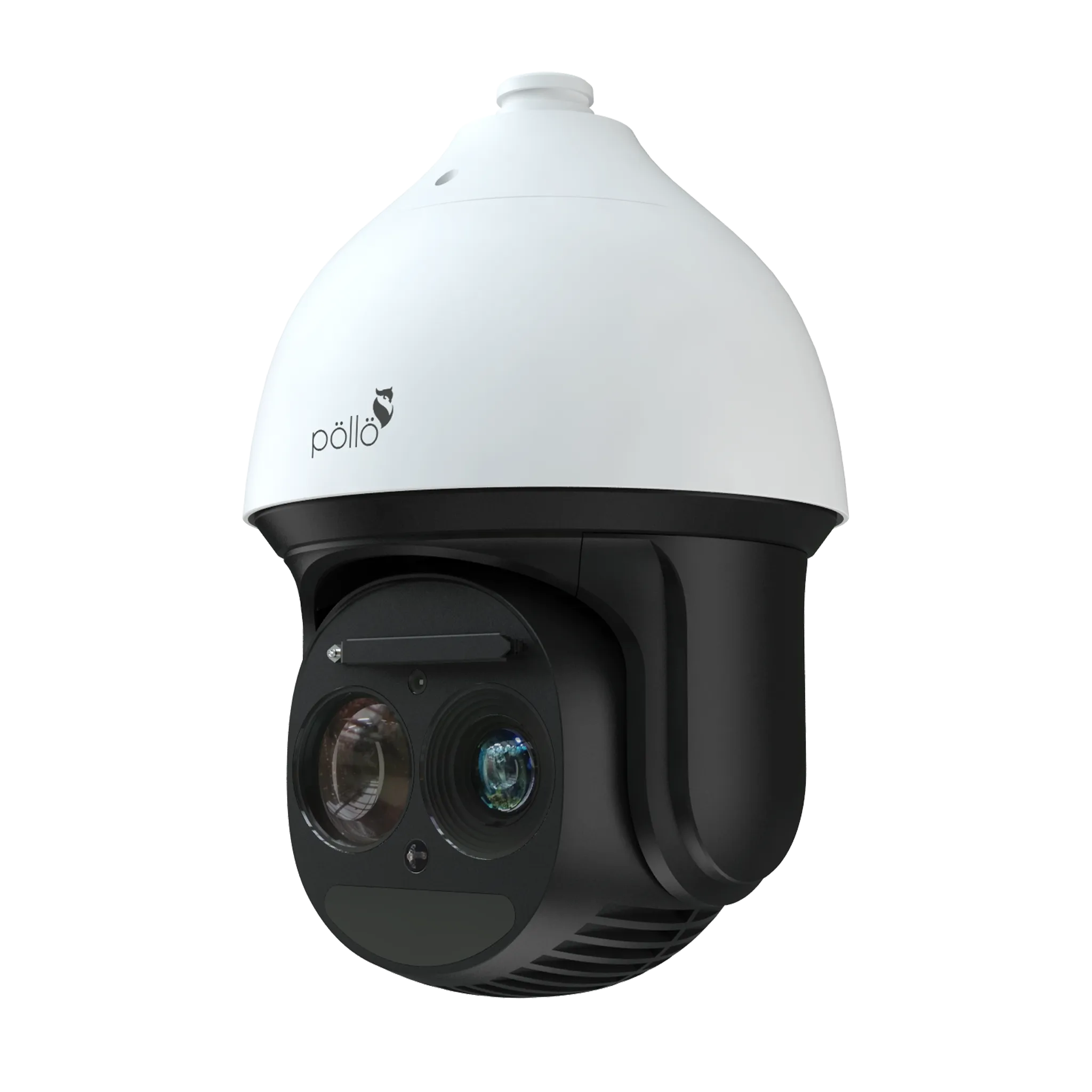 Pollo PLC-9445-AI-IR80/PM PLC-9845-AI-IR80/PM PLC-9445-AI-IR80/PM 8MP 45x AI PTZ camera — front right view