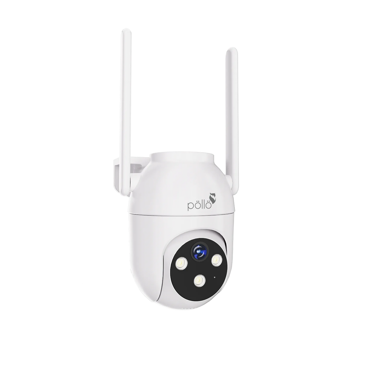 Pollo PLC-303T-4G Guardian Apex 4G - 3MP Smart 4G Outdoor PT Camera, shown at an angle