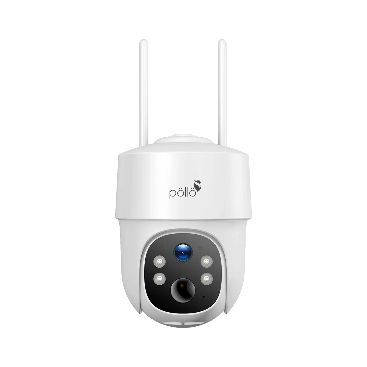 Pollo PLC-304-TB-4G Guardian Shield 4G - 3MP Solar Powered 4G Outdoor PT Camera, front view