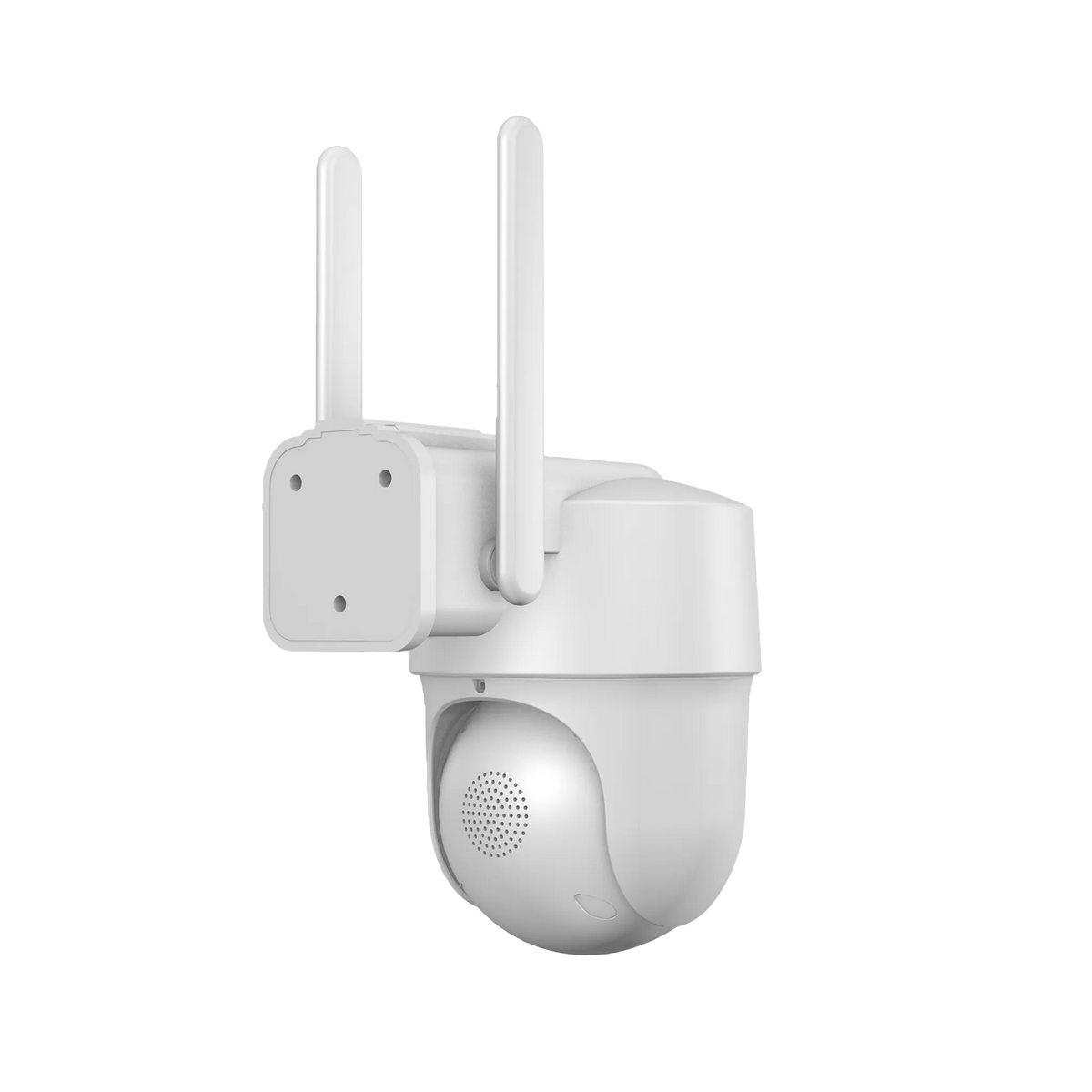 Pollo PLC-304-TB-4G Guardian Shield 4G - 3MP Solar Powered 4G Outdoor PT Camera, shown at an angle