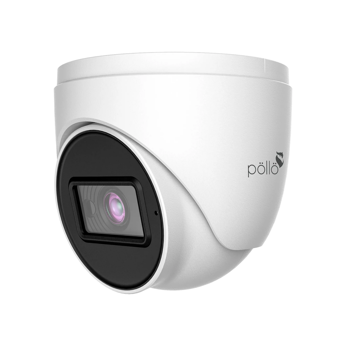Pollo PLC-335P-IR2/PM 5 Megapixel IR FHD Dome Camera, angled front view
