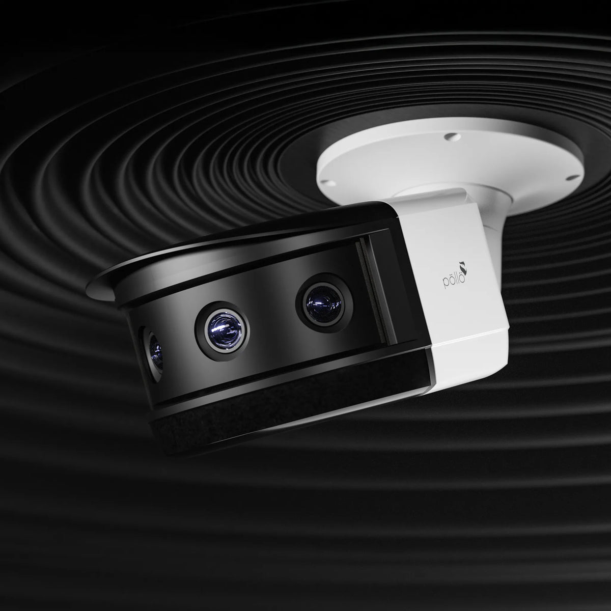 Pollo PLC-4216M-AI-PN-IR3/PM 16 Megapixel 180° Panoramic Network Camera, shown ceiling-mounted