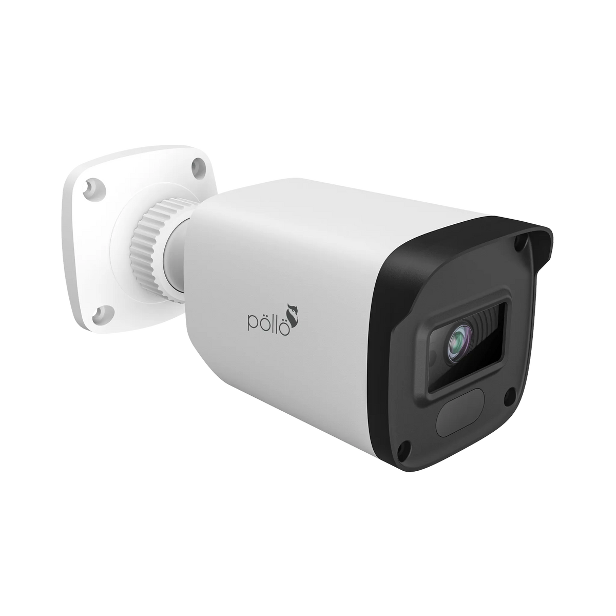 Pollo PLC-422M-AI-IR3/PM 2 Megapixel AI Network Bullet Camera, angled front view