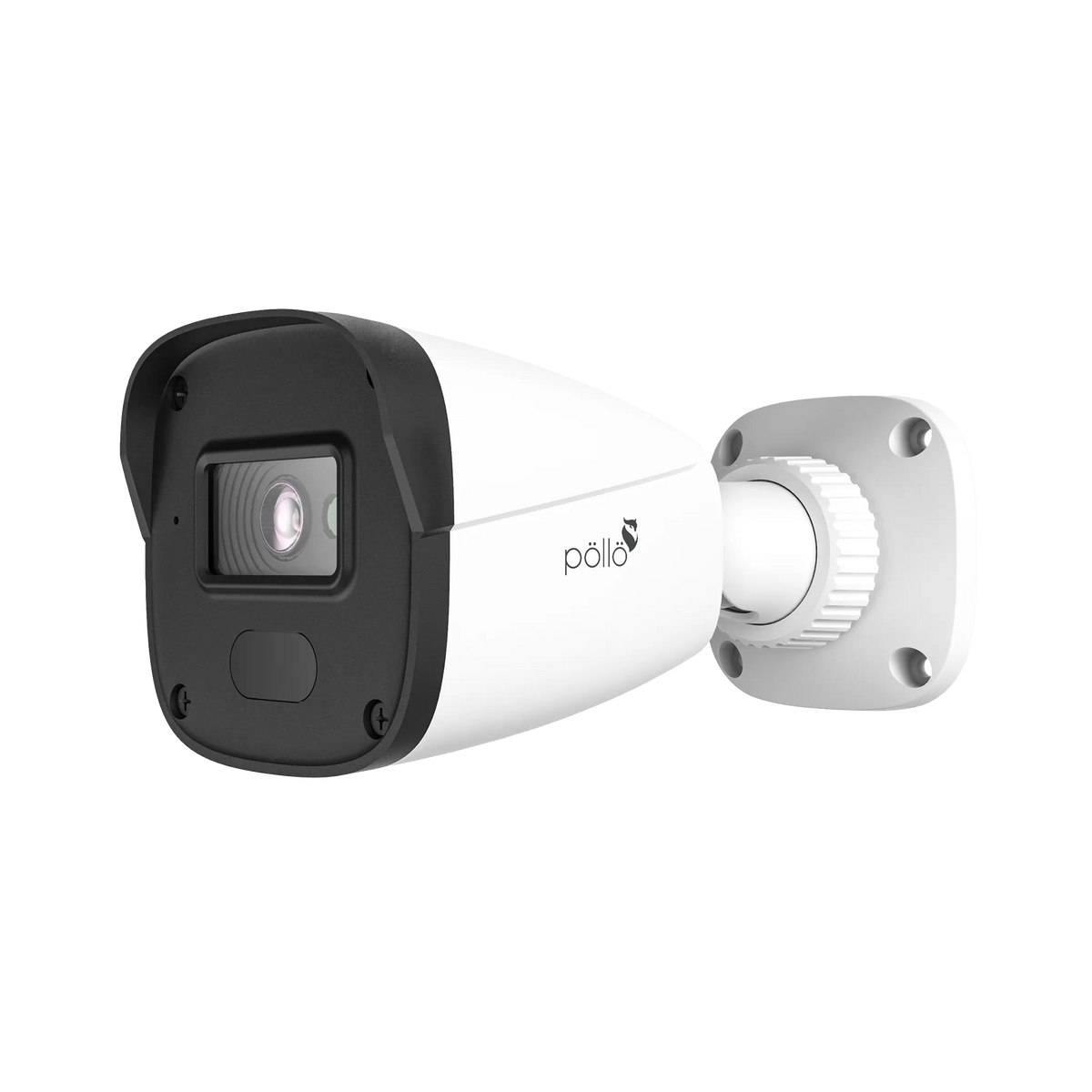 Pollo PLC-424P-AU-IR3/PM 4 Megapixel Network Bullet Camera, angled from the right