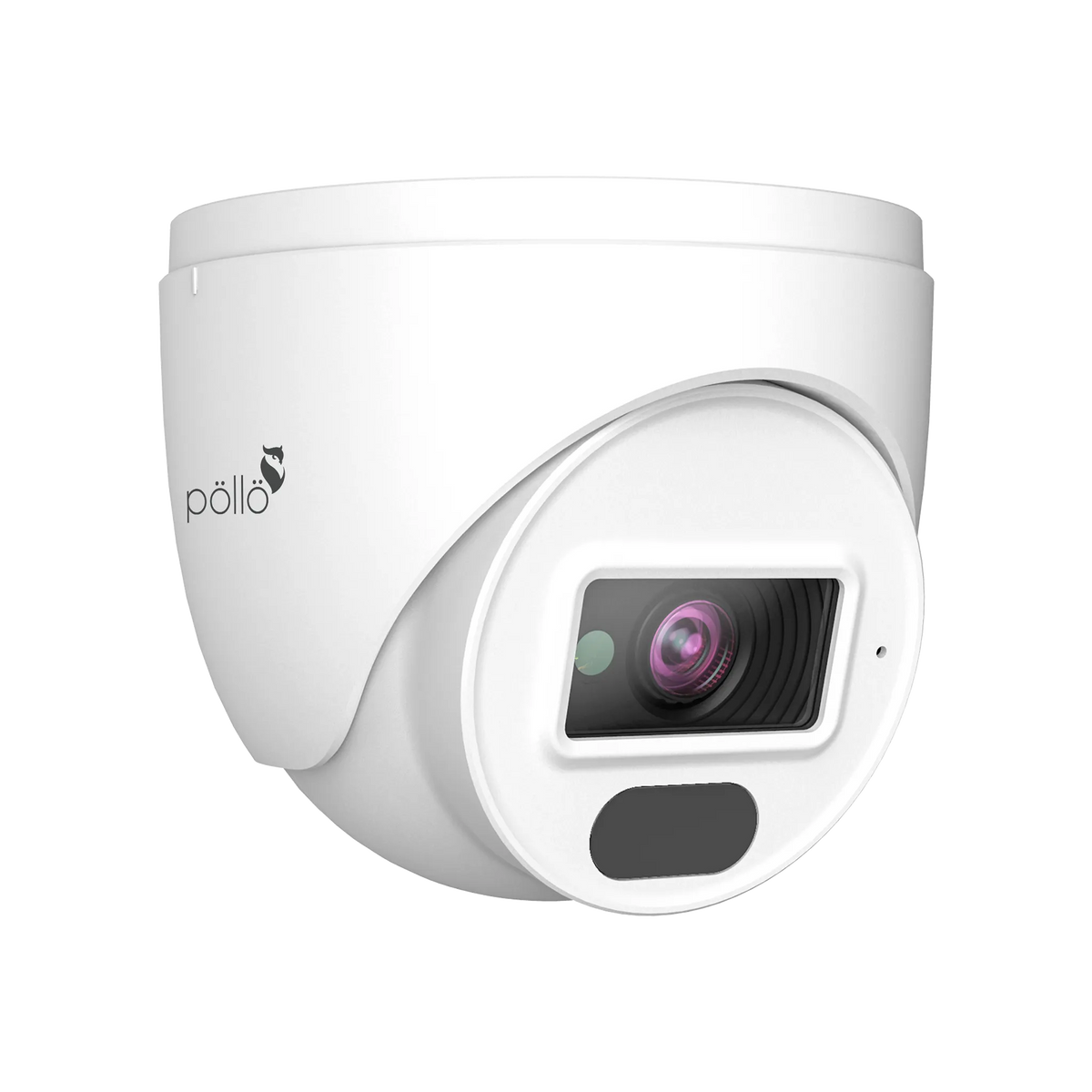 Pollo PLC-432P-AU-IR3/PM 2 Megapixel Network Dome Camera, shown at an angle