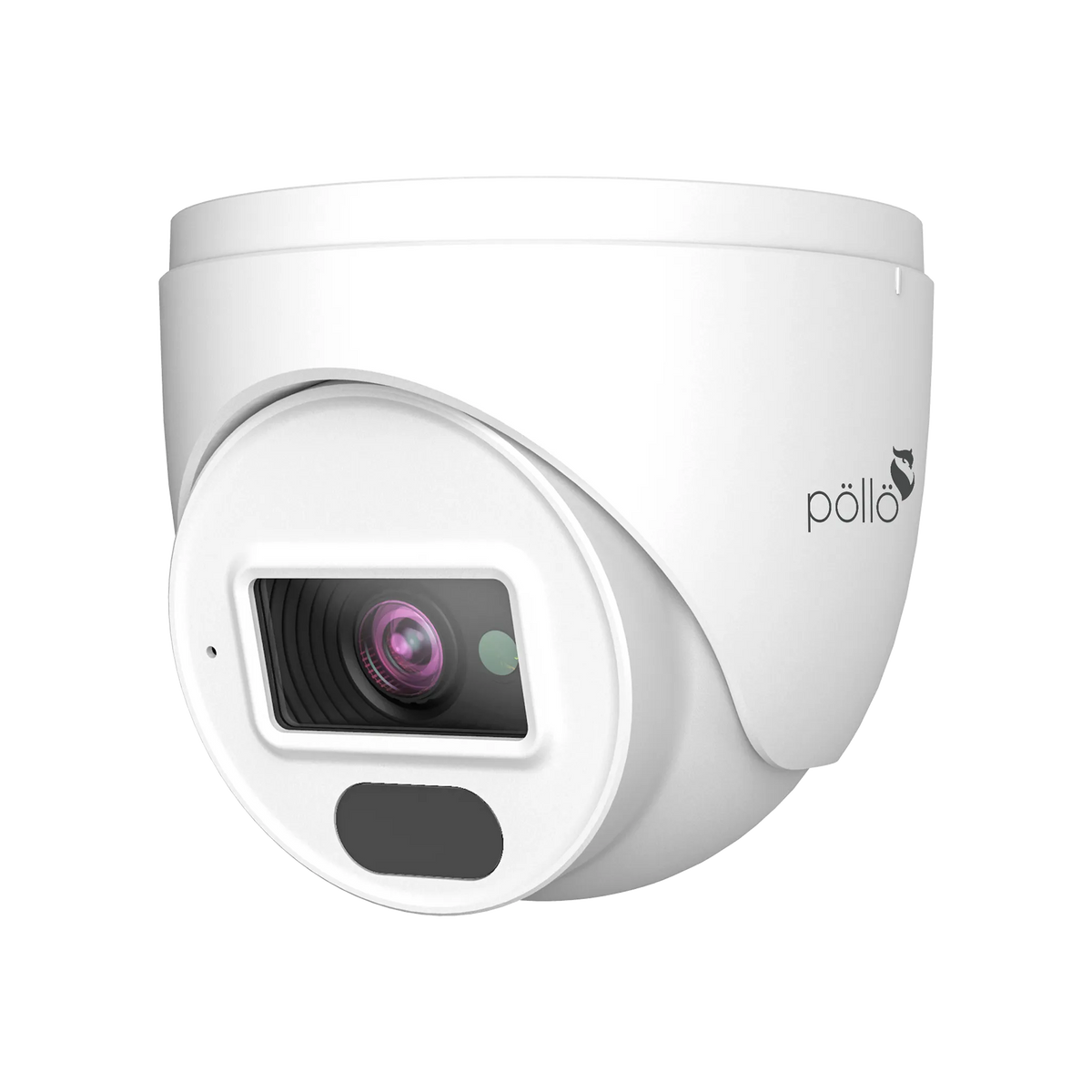 Pollo PLC-432P-AU-IR3/PM 2 Megapixel Network Dome Camera, angled from the right