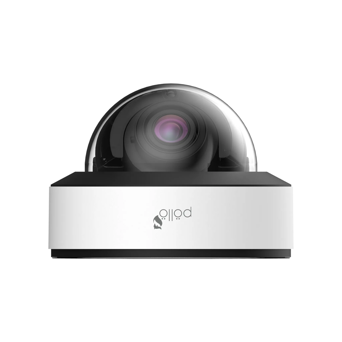 Pollo PLC-434M-AI-IR3/PM 4 Megapixel AI Network Vandal Proof Dome Camera, front view