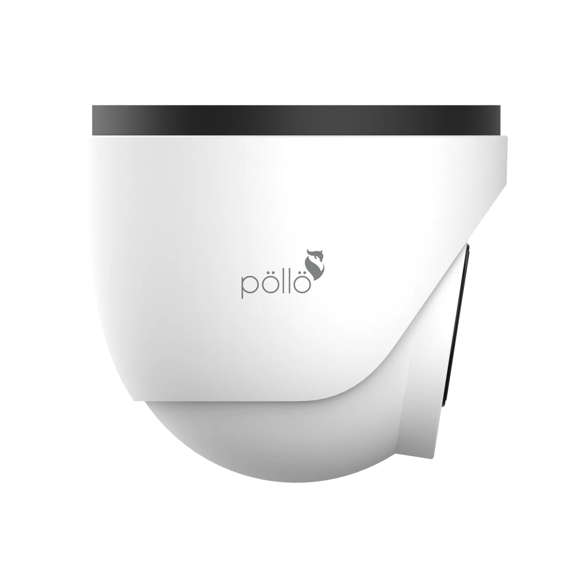 Pollo PLC-435M-MZ-IR5/PM 5 Megapixel Network Dome Motorized Camera, angled from the left