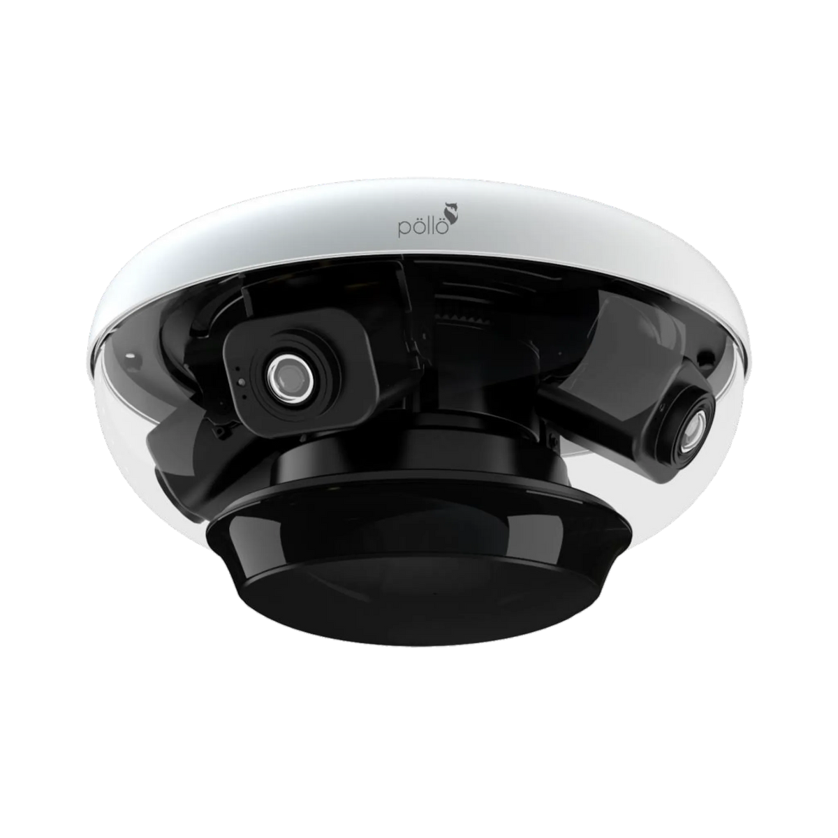 Pollo PLC-488M-AI-PN-IR3/PM 8 Megapixel Quad-Directional Panoramic Network Camera, shown at an angle