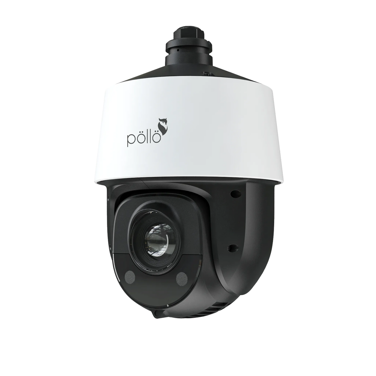 Pollo PLC-9225-AI-IR15/PM 2 Megapixel 25x AI PTZ Camera, shown at an angle