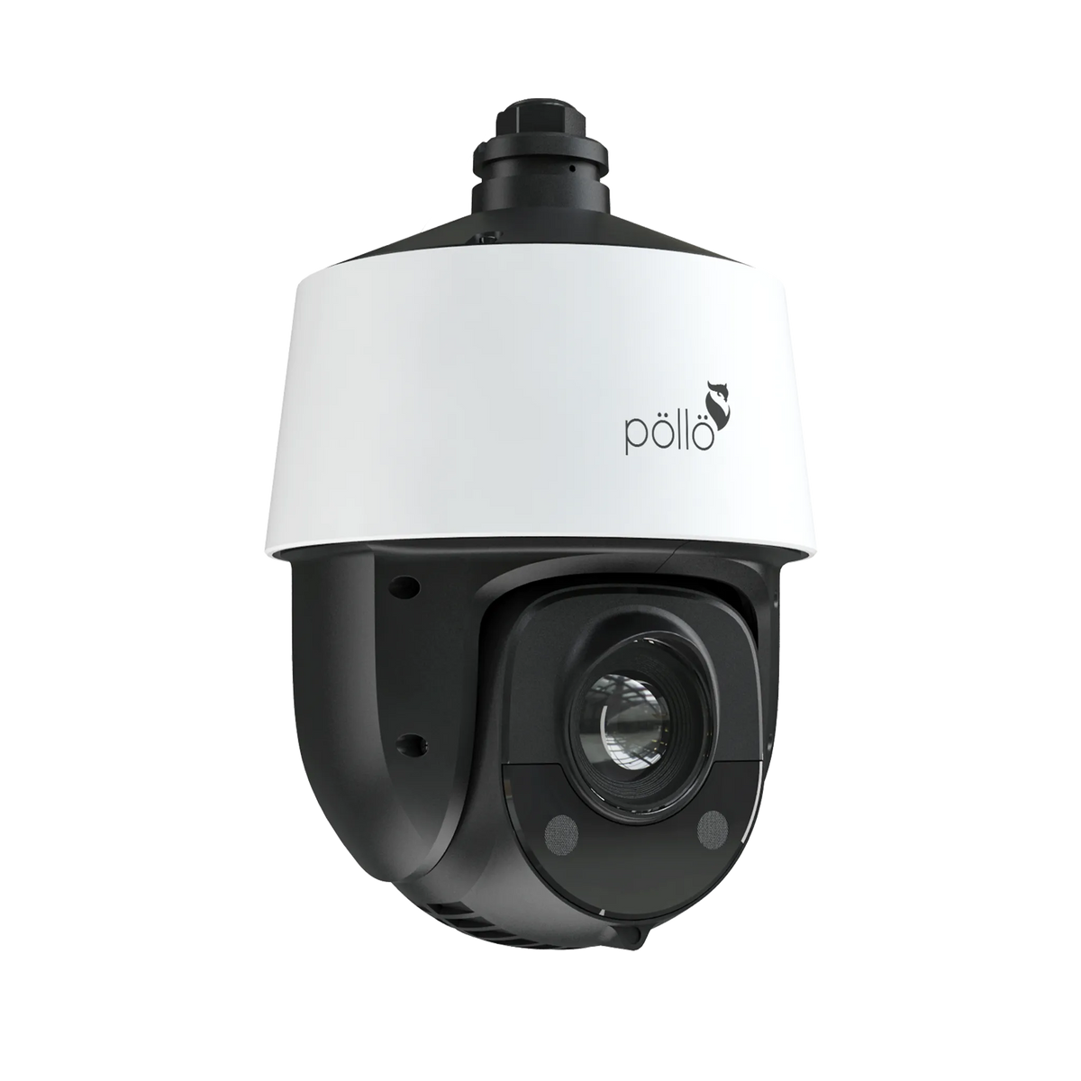 Pollo PLC-9432-AI-IR15/PM 4 Megapixel 32x AI PTZ Camera, angled from the left