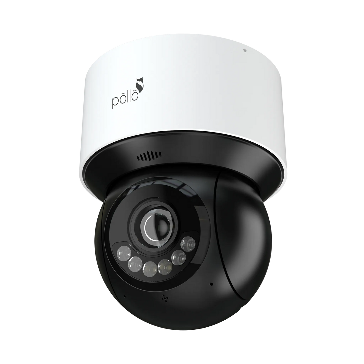 Pollo PLC-944-AD-DL5PM 4 Megapixel 4x Mini PTZ Camera, angled front view