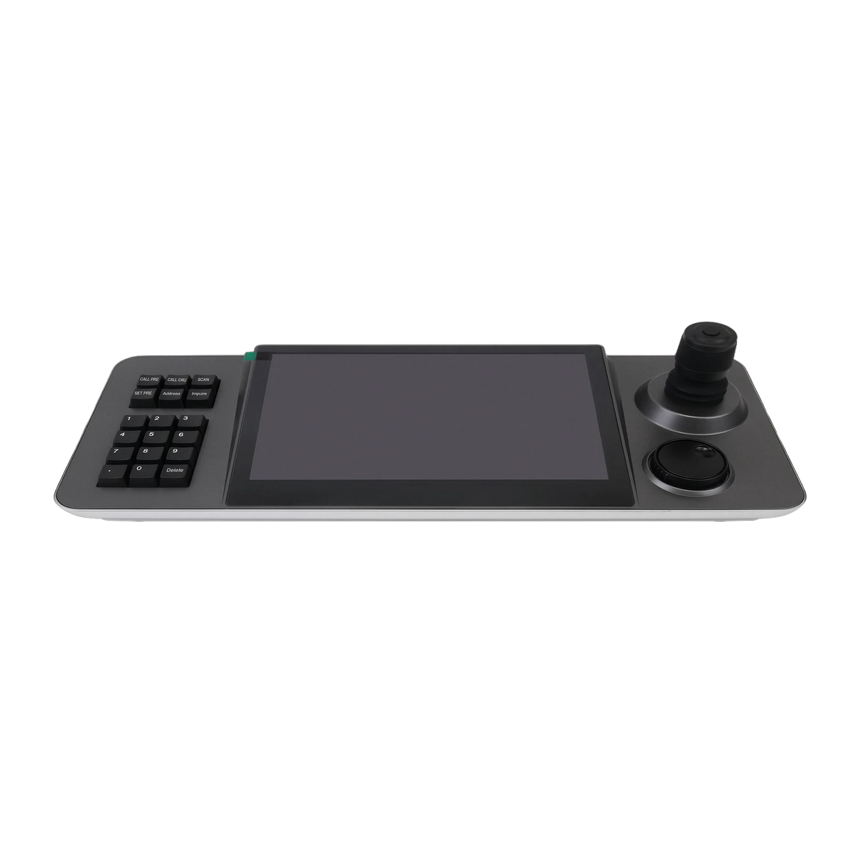 Pollo PLC-PTC-K23PM Touch Screen PTZ Controller Keyboard, shown at an angle