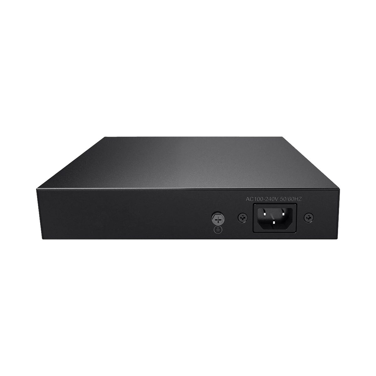 Pollo PLN-1108MB 10-Port Megabit PoE Network Switch, rear panel showing its power and network ports